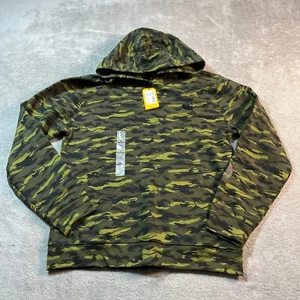 Carhartt Camo Hoodie Kids XL Green Graphic Sweatshirt Long Sleeve Outdoorsy - Picture 1 of 11