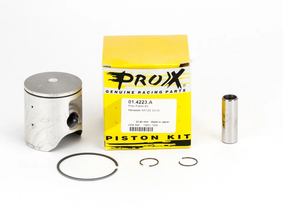 Kawasaki KX125, 2003-2008, Pro-X Piston Kit - KX 125, 01.4223.A, 53.95 mm - Image 1 of 1