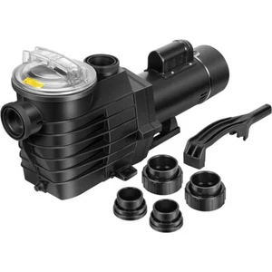 2.5HP In/Above Ground Swimming Pool Pump Self Primming Dual Speed 230V &Strainer - Picture 1 of 7