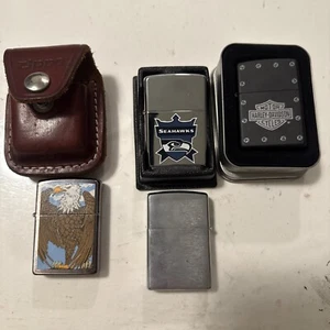 Lot Of  Used Zippo Lighter Not Tested - Picture 1 of 14