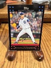 2007 Topps Card #326 Justin Verlander Detroit Tigers ROY