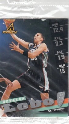 1998 Rebecca Lobo Bolton Holifield Pinnacle WNBA SEALED PROMO PACK - NY Liberty - Image 1 of 2