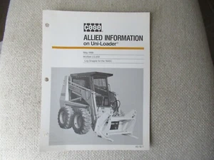 1988 Case multitek LG-200 lot grappler  1845C uni-loader  spec brochure - Picture 1 of 2