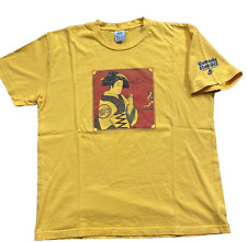 NIKE Vintage Reissue 80's Geisha Cascade Run-off Retro T-shirt XL Yellow Limited