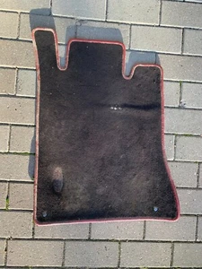 MERCEDES-BENZ SL 129 DESIGNO RARE RED PIPE DRIVER SIDE MAT SL500 ... - Picture 1 of 4