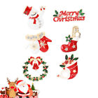 6 Pcs Christmas Sweater Enamel Boutonnieres Xmas Rhinestone Brooch Candy