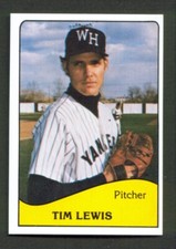1979 TCMA West Haven YANKEES #18 TIM LEWIS Norristown PENNSYLVANIA