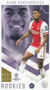 TOPPS BEST OF THE BEST CHAMPIONS LEAGUE 2020-2021 N. 41 GRAVENBERCH (ROOKIE) - Picture 1 of 2