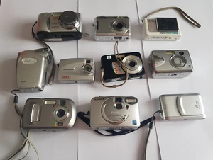 X10 Faulty Bundle Of Digital Cameras Sony Fujifilm Kodak HP Various Faults Condi - Picture 1 of 7