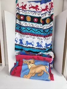 Lenzuola piatte vintage anni '90 Disney il Re Leone Simba Nala Zazu Pumba ottime condizioni - Foto 1 di 6