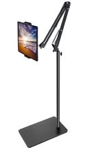 Tablet Floor Stand with Double Weight Base, Overhead Bed Phone Mount