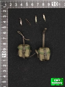 Bolsas de munición escala 1:6 WHO W003 guerra de Vietnam USMC - M1956 con clips - Imagen 1 de 2