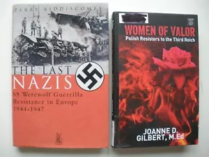 WORLD WAR II 2 HC Books Guerrilla Resistance Fighters POLISH GERMAN LAST NAZIS - Picture 1 of 5