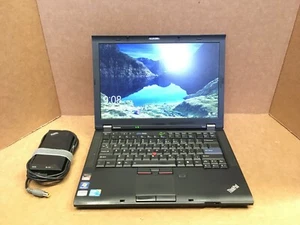 Lenovo Laptop ThinkPad T410 14.1" Windows 10 i5 4GB RAM 320GB HDD DVD NVIDIA HD - Picture 1 of 11