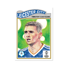 Topps UCL Living Set - Card 417 - Timothy Castagne - Leicester City