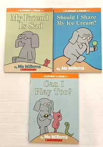 ELEPHANT & PIGGIE BOOKS BY MO WILLIAMS PAPERBACK LOT OF 3 - Picture 1 of 14