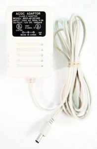 MKD-48121000 ITE Power Supply AC Adaptor 120V AC, 12V DC 1500mA White Works - Bild 1 von 4