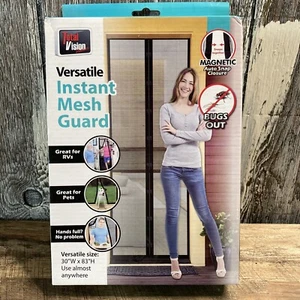 Magnetic Door Net Hands-Free Mosquito Screen Mesh Anti Bugs Fly Insect Curtain - Picture 1 of 9