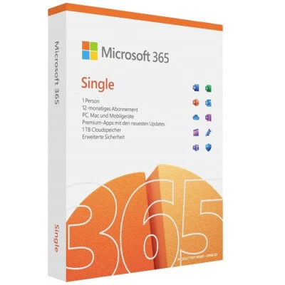 Microsoft Office 365 Personal 1PC/1Jahr Word Excel PowerPoint Outlook OneDrive  - Bild 1 von 3