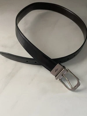 Ремень Dockers черный двусторонний из синтетической кожи мужской размер 26-28 - Изображение 1 из 3