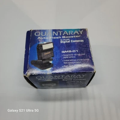 Quantaray Camera Hot-Shoe Flash QMS-D1 - Tested, Works! - Image 1 of 4