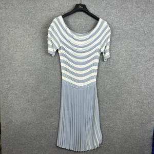 Christian Dior Dress Womens UK 10 FR 38 Midi Round Neck Short Sleeve (Marks) - Picture 1 of 24
