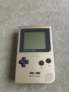 Nintendo Game Boy tascabile corpo oro console gioco portatile leggera retrò 01 - Foto 1 di 8