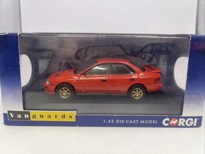 Vanguards Corgi 1:43 Subaru Impreza Turbo (Reino Unido Tipo D) Rojo Brillante VA12103 Foto 1 de 4