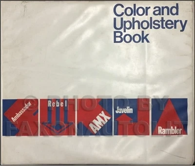 1969 AMC Colore E Venditore Album - Molto Buono Ma Pittura Chips Danneggiato - Immagine 1 di 2