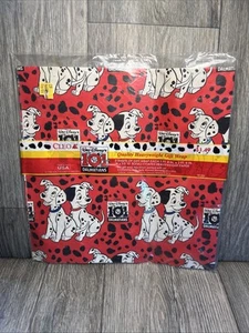 Disney 101 Dalmatians Gift Wrap 2 Sheets Cleo Heavyweight Paper New 90s Vintage - Picture 1 of 19