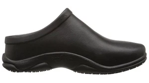 Bogs Women's Stewart Work Clog Black - Slip Resistant - Chef / Nurse Shoes - Picture 1 of 11