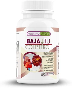 Baja Tu Colesterol | Levadura Roja De Arroz Fermentada + Coq10 Y Resveratrol | A - Imagen 1 de 10