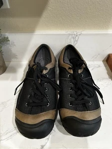 Keen Men's 13 Contour Arch Lace Up Shoes Sneakers black and brown - Picture 1 of 6