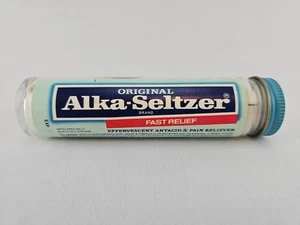 Original Alka-Seltzer 26 Stück Glasflasche 1984 - Requisitenfilm - Bild 1 von 7