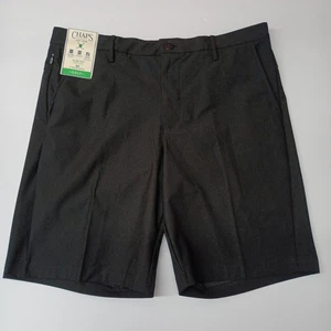 Chaps Golf Shorts Men's 34 Black Slim Fit 9" Inseam Stretch Comfort Waistband - Picture 1 of 4