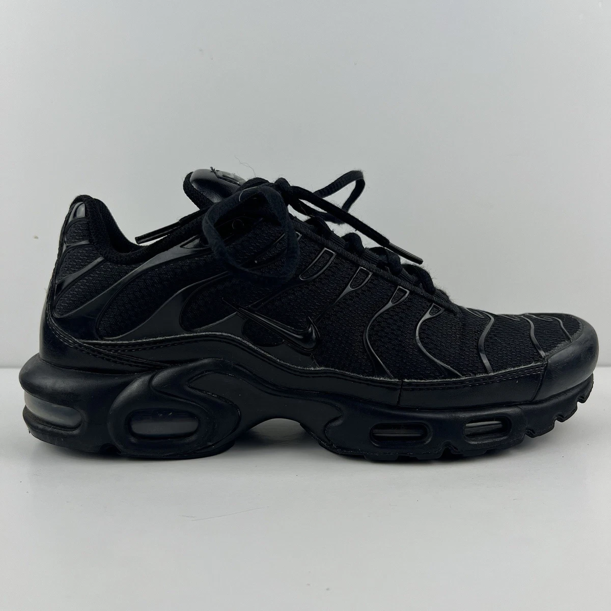 Nike Air Max Plus Low Triple Black | eBay