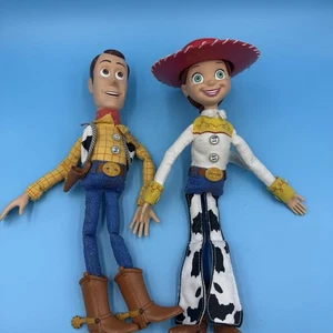 Disney Pixar Toy Story 2002 Exclusive Pull Cord Talking Woody & Jessie Untested - Bild 1 von 24