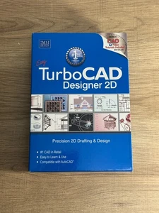 TurboCAD Designer 17 IMSI Design 2D Drafting Software for Windows – New - Picture 1 of 7