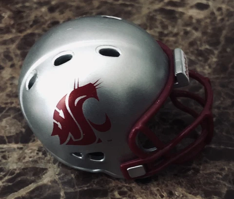 Vintage Washington State Cougars Riddell Pocket Pro Mini Helmet 2” NCAA PAC 10 Cover