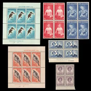 New Zealand Vintage Pre Decimal Postage Stamps / Stamp Collection - Picture 1 of 1