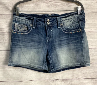 Pantalones Cortos Vigoss Para Mujer Talla 7/8 Largo 3 1/2 Embriodered Rhinestone The New York Foto 1 de 4