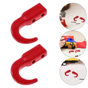 Metal Trailer Hook Toys Work Part For Crawler Front Bumper Screw-on Tow - Picture 1 of 12