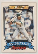 1989 Topps Ames 20/20 Club Box Set Jose Canseco #8