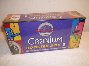 Vtg New In Sealed Box Cranium Booster Box 1 Card Game Expansion Set 800 Cards - Picture 1 of 4