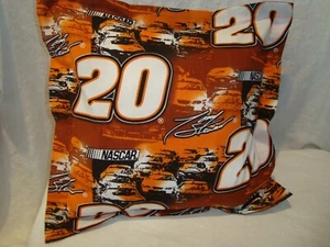 NASCAR #20 Tony Stewart 14 Zoll Baumwollstoff Überwurf Kissen/Bezug/waschbarer Kissenbezug - Bild 1 von 3