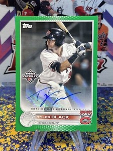 2022 Topps Pro Debut Green Auto /99 Tyler Black #PD-180 Brewers