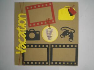 Vacation 1 #1005 premade scrapbook pages