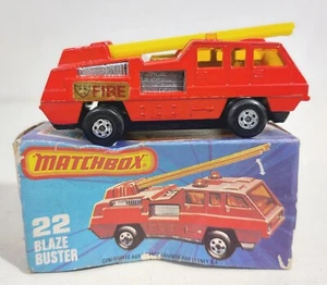 71728 MATCHBOX Lesney Superfast 1/66 - Blaze Buster - inbox - Foto 1 di 4