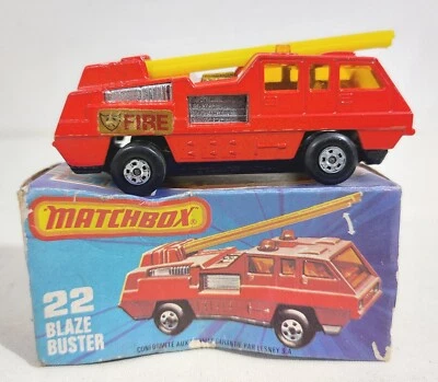 71728 MATCHBOX Lesney Superfast 1/66 - Blaze Buster - inbox - Immagine 1 di 4