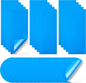 Vinyl Repair Kit for Pools and Boats - Self-Adhesive PVC Patches (30 Pieces) - Picture 1 of 11